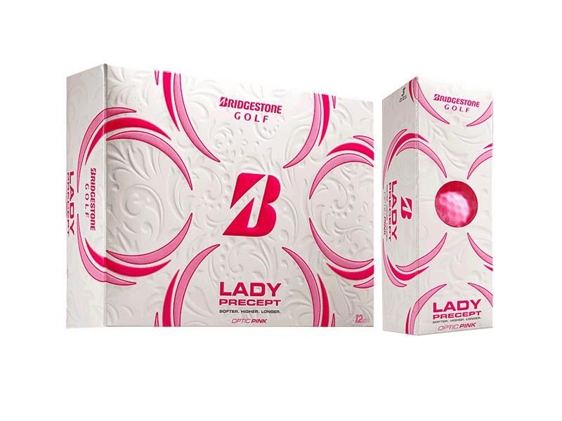 Bridgestone Lady Precept damskie piłki golfowe, różowe