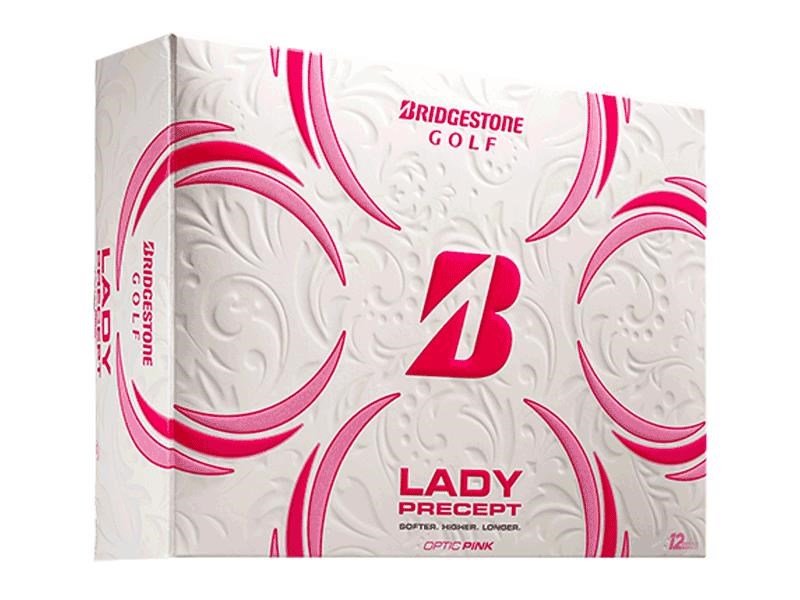 Bridgestone Lady Precept damskie piłki golfowe, różowe