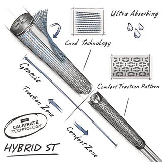 Lamkin ST+2 Hybrid Calibrate grip, Standard
