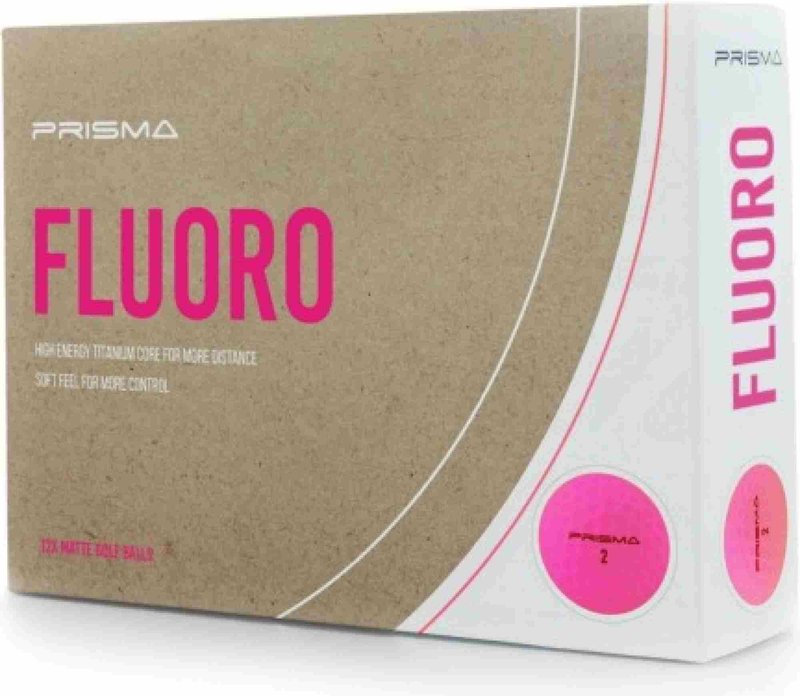 Masters Prisma Fluoro piłki golfowe, różowe