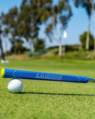 Lamkin SINKFIT Rubber Skinny Pistol putter grip, niebiesko/zielony