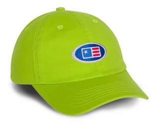 U.S. Kids Golf Oval Twill czapka z daszkiem dla dzieci, zielona