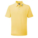 FootJoy Stretch Pique Solid Athletic Fit męskie polo, żółte
