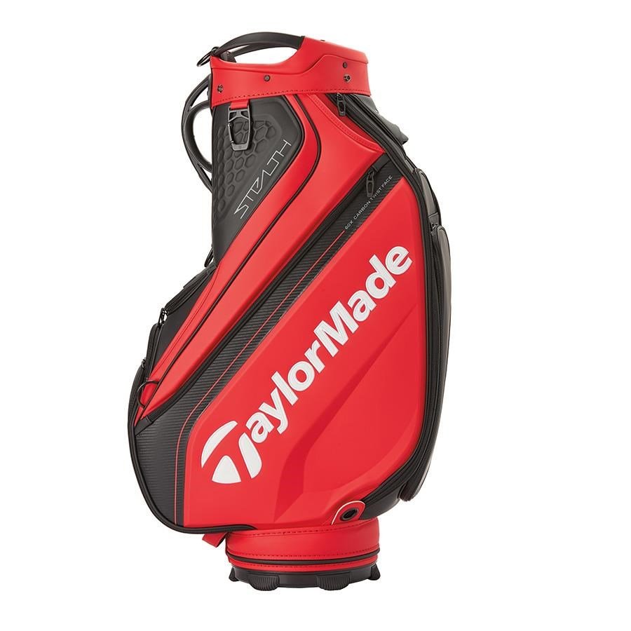 TaylorMade Tour 9.5" Stealth staff bag, czerwono/czarny