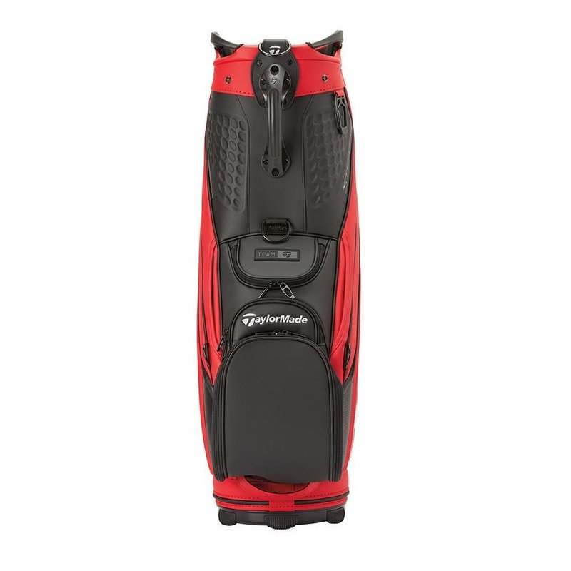 TaylorMade Tour 9.5" Stealth staff bag, czerwono/czarny