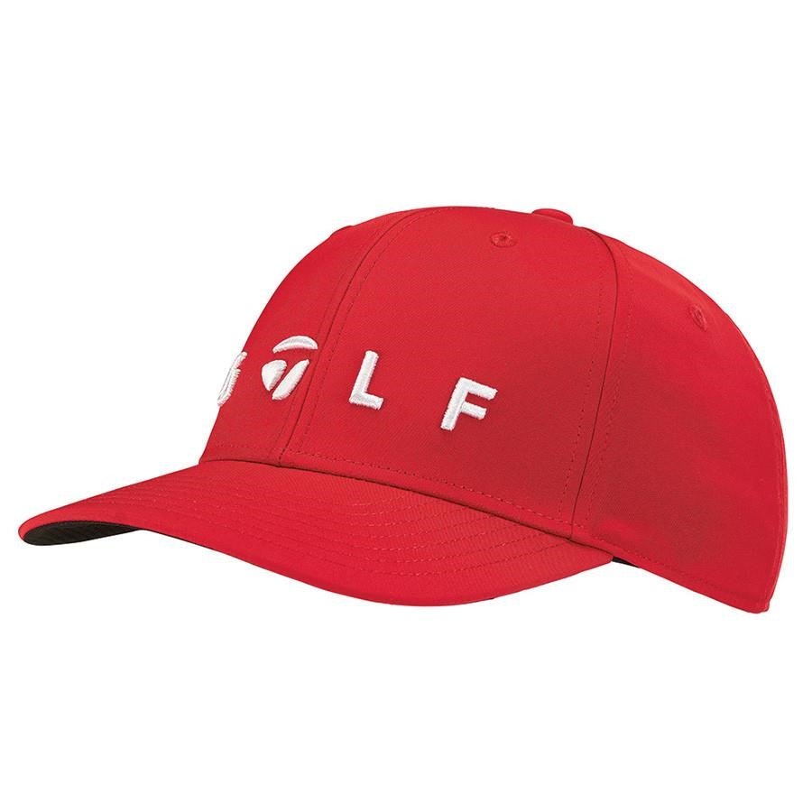 TaylorMade Lifestyle Golf Logo męska czapka z daszkiem, czerwona