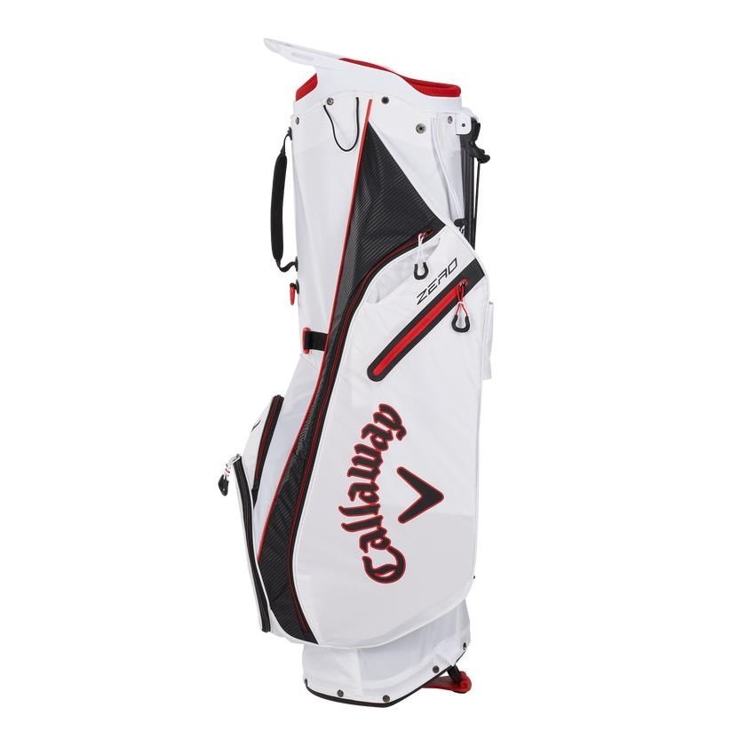 Callaway Hyperlite Zero Double Strap stand bag, biało/czarno/czerwony