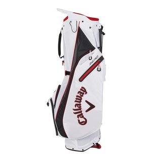 Callaway Hyperlite Zero Double Strap stand bag, biało/czarno/czerwony