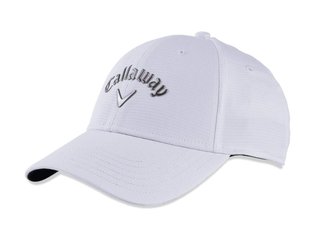 Callaway Liquid Metal damska czapka z daszkiem, biała/gunmetal
