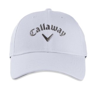 Callaway Liquid Metal damska czapka z daszkiem, biała/gunmetal