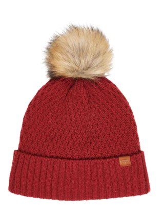 Callaway Pom Pom Beanie damska czapka zimowa, czerwona