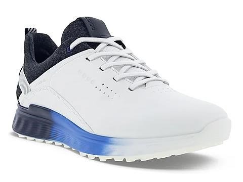 Ecco S-Three Goretex męskie buty golfowe, białe