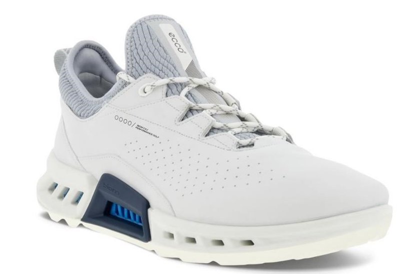 Ecco Biom C4 męskie buty golfowe, biało/szare