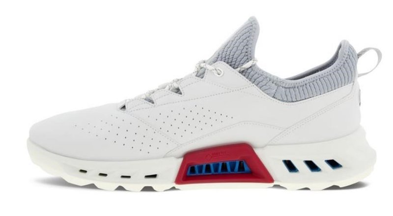 Ecco Biom C4 męskie buty golfowe, biało/szare