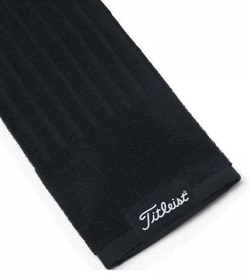 Titleist Trifold Cart ręcznik golfowy, czarny
