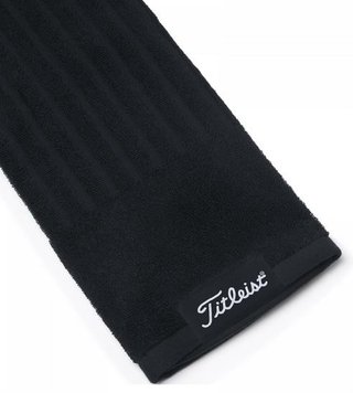 Titleist Trifold Cart ręcznik golfowy, czarny