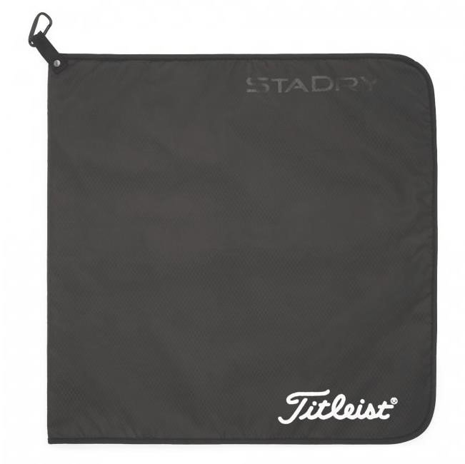 Titleist StaDry Performance ręcznik golfowy, czarny