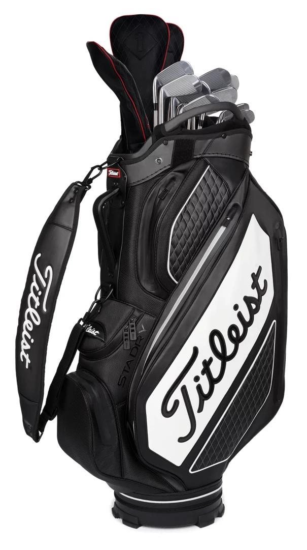 Titleist Tour Series Premium Stadry staff bag, czarno/biały