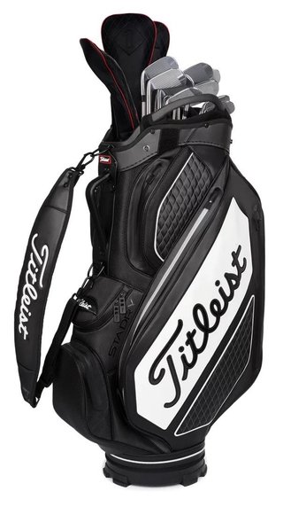 Titleist Tour Series Premium Stadry staff bag, czarno/biały