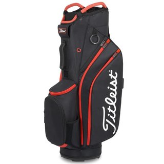 Titleist 14 cart bag, czarno/czerwony