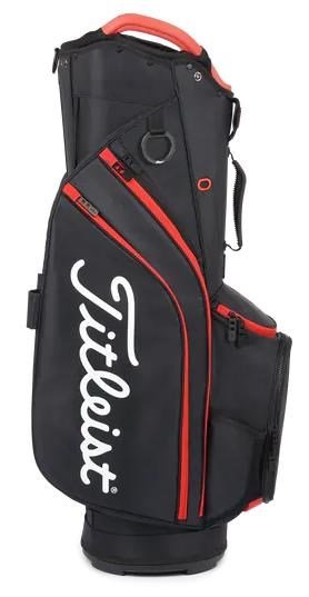 Titleist Cart 14 cart bag, czarny/czarny/czerwony