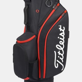Titleist Cart 14 cart bag, czarny/czarny/czerwony