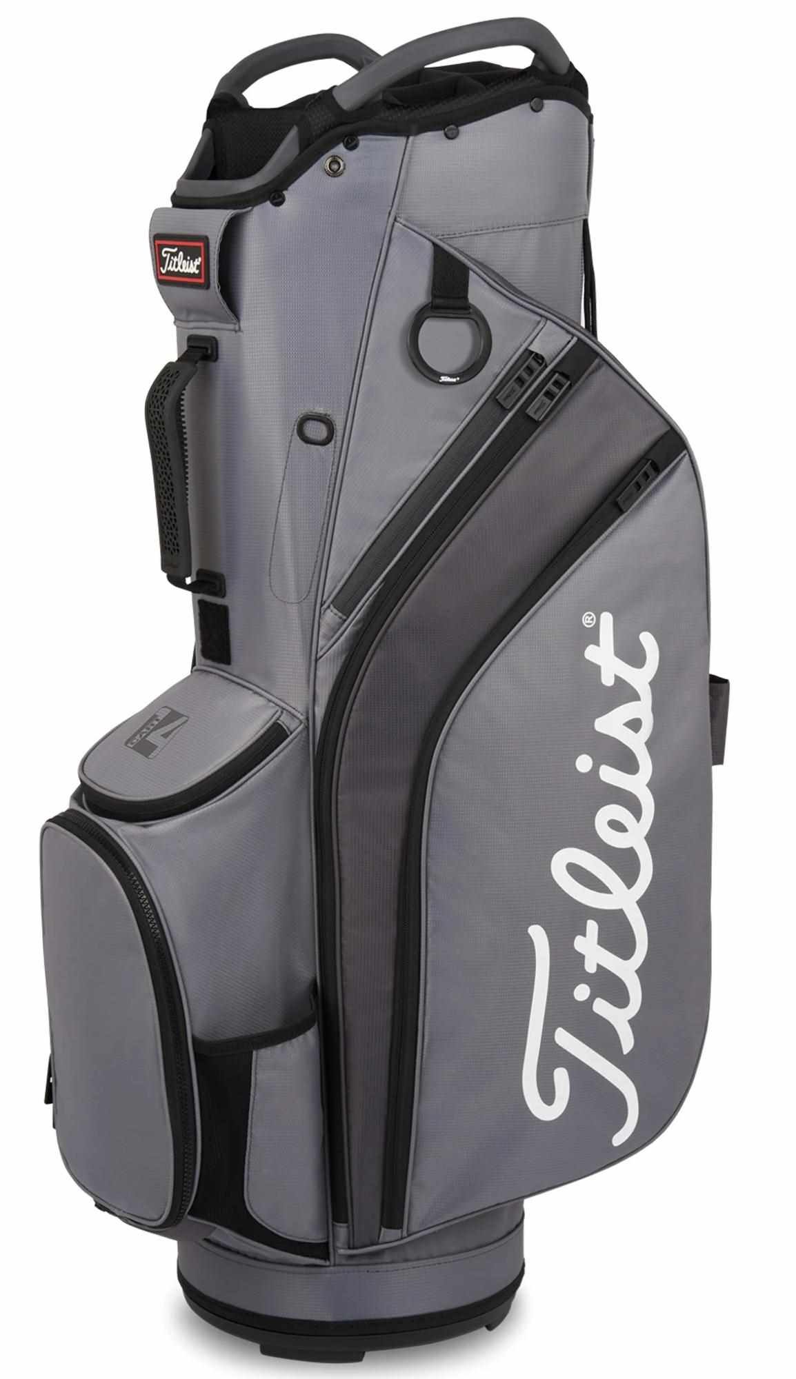 Titleist Cart 14 cart bag, charcoal/graphite/black