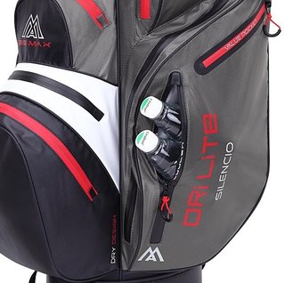 Big Max Dri Lite Silencio 2 cart bag, szaro/biało/czarno/czerwony