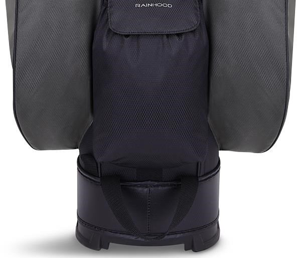 Big Max Dri Lite Silencio 2 cart bag, szaro/biało/czarno/czerwony