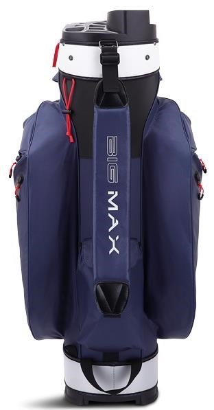Big Max Dri Lite Silencio 2 cart bag, granatowo/srebrno/czerwony