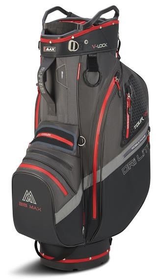 Big Max Dri Lite V-4 cart bag, szaro/czarno/czerwony