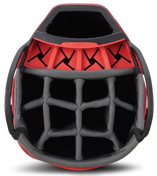 Big Max Dri Lite V-4 cart bag, szaro/czarno/czerwony
