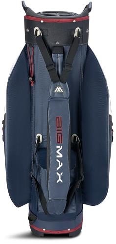 Big Max Dri Lite V-4 cart bag, blueberry/white/merlot