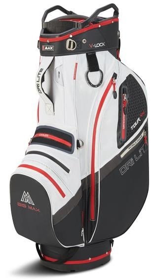 Big Max Dri Lite V-4 cart bag, czarno/biało/czerwony