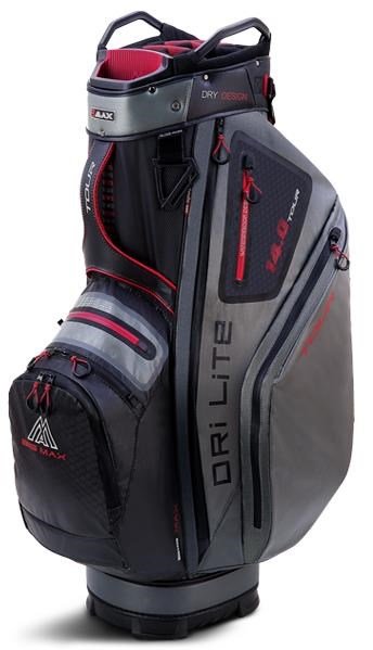 Big Max Dri Lite Tour cart bag, czarno/szaro/czerwony