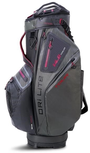 Big Max Dri Lite Tour cart bag, czarno/szaro/czerwony