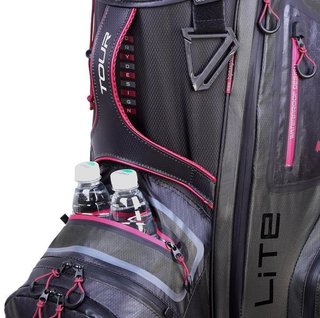Big Max Dri Lite Tour cart bag, czarno/szaro/czerwony