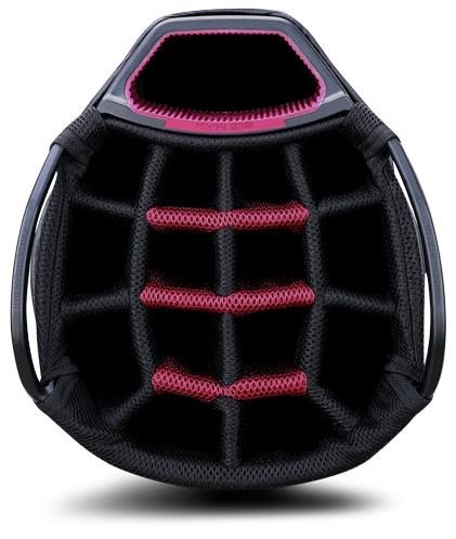 Big Max Dri Lite Tour cart bag, czarno/szaro/czerwony