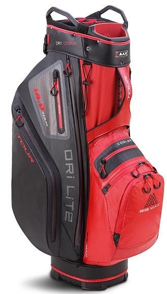 Big Max Dri Lite Tour cart bag, czarno/czerwony