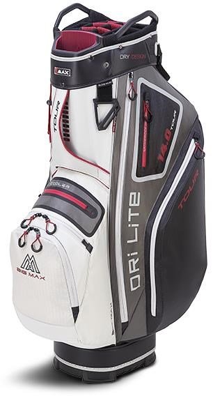 Big Max Dri Lite Tour cart bag, biało/szaro/czarno/czerwony