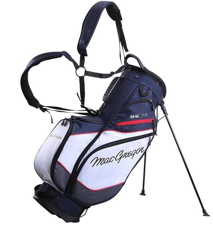 MacGregor MAC 7.0 stand bag, granatowo/biało/czerwony