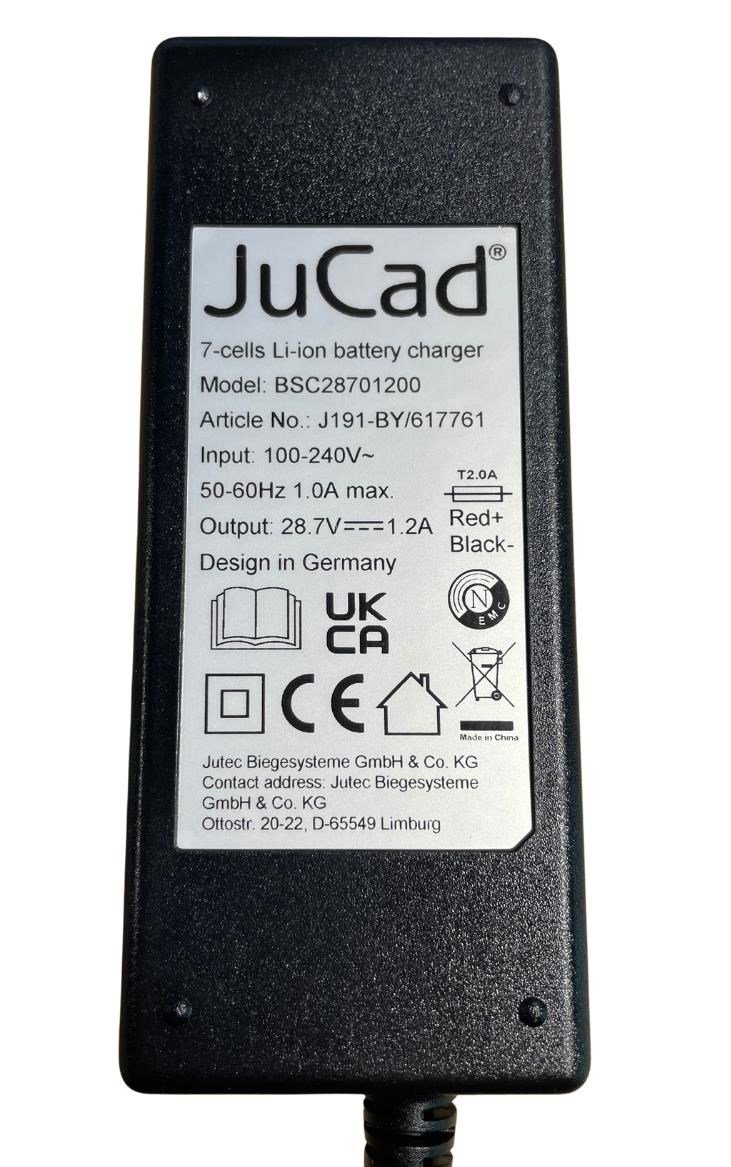 JuCad ładowarka do Powerpack 1.0 – Standardowa wtyczka