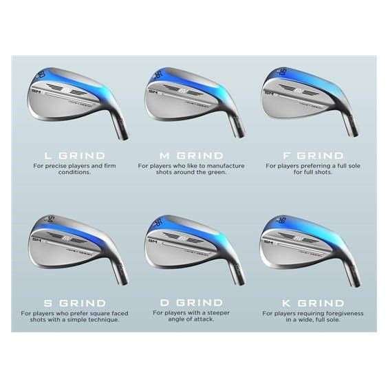 Titleist SM9 Tour Chrome wedge, grafit