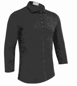 Callaway 3/4 Sleeve SwingTech Solid damskie polo, granatowe