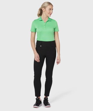 Callaway Chev Pull On Stretch damskie spodnie, czarne