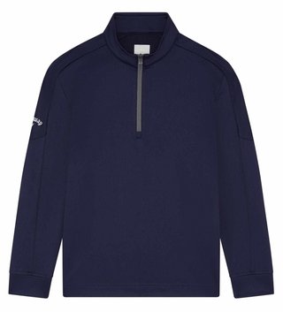 Callaway Waffle Fleece junior bluza, granatowa