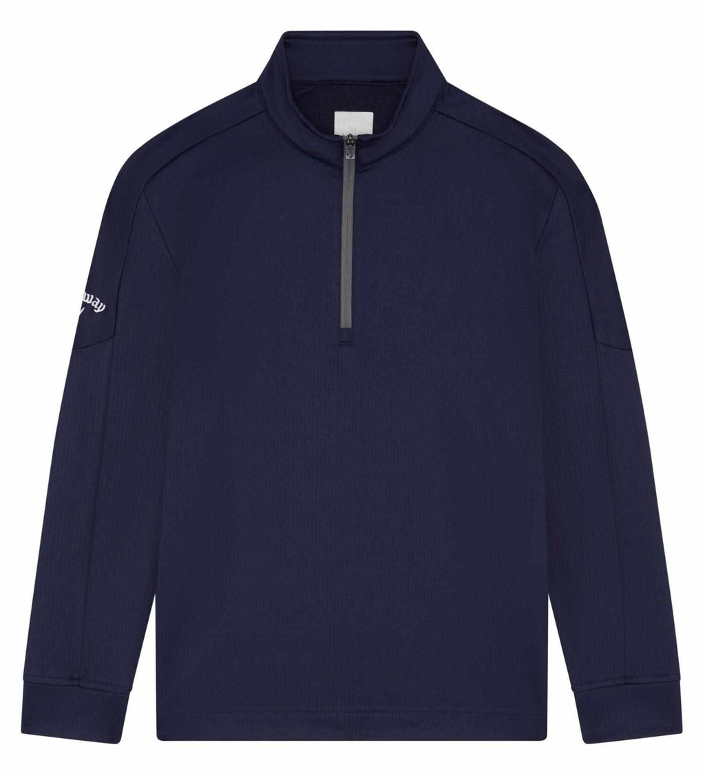 Callaway Waffle Fleece junior bluza, granatowa