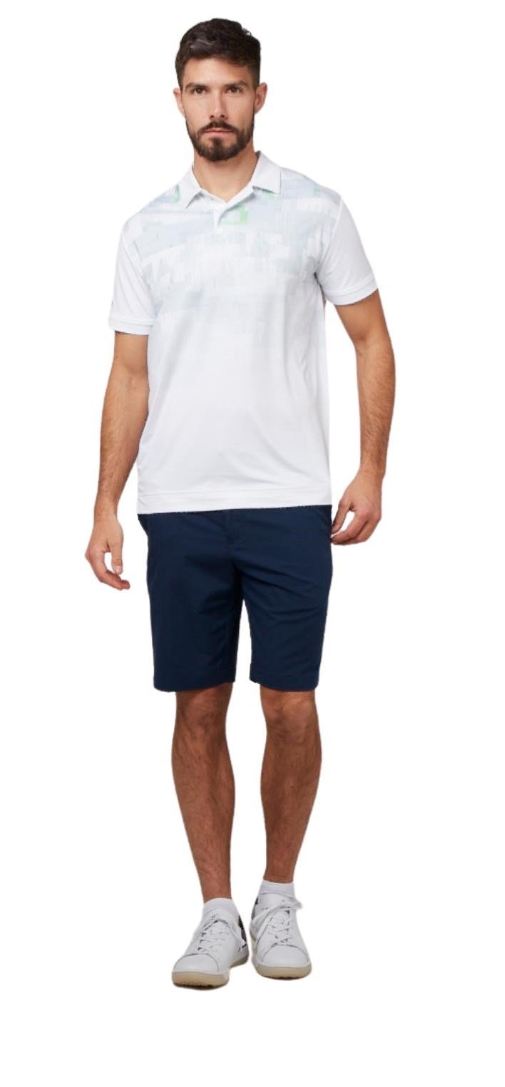 Callaway Multi-Color Glitched Print męskie polo, białe