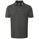 FootJoy Stretch Pique Solid Athletic Fit męskie polo, charcoal