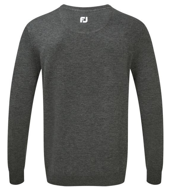 FootJoy Wool Blend V-Neck męski sweter, ciemno szary